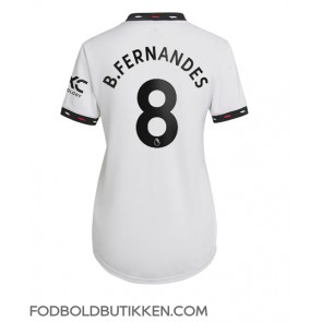 Manchester United Bruno Fernandes #8 Udebanetrøje Dame 2022-23 Kortærmet